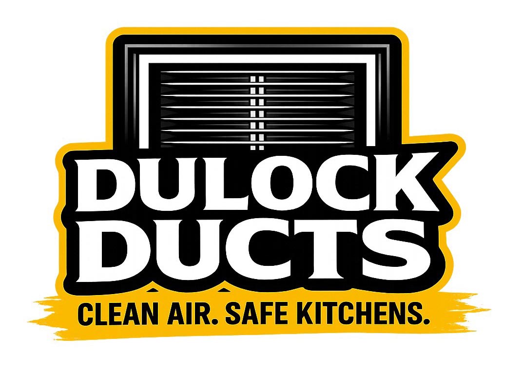 Dulock Ducts Logo with tagline cropped